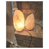 2 Himalayan salt lamps