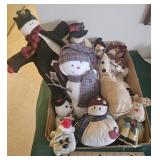 Snowmen plush decor