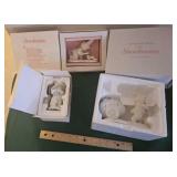 3 Dept 56 Snow Bunnies In Original Boxes