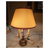 Brass table lamp