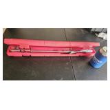 Snap-on torque wrench & case model tqfr250