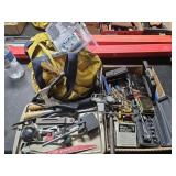 Small tool sets, ckamp,tool bag & contents
