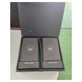 Realistic minimum bookshelf speakers & case