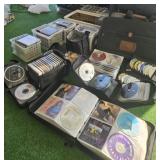 Many Cds & 2 Shelves
