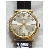 Hormelton Golden Eagle watch, alligator band