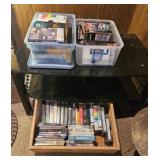 Television stand & videos