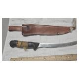 Vintage Wenger filled knife & sheath