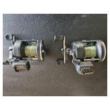2 Magda Pro Depth Counter fishing reels