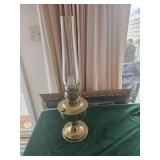 Brass Aladdin lamp with original chimney