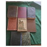 8 Vintage Books, Including Blue Jackets Manual