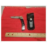 Buck pocket knife (#500) & sheath