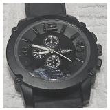 Bob Mackie Titanium Quartz Watch