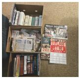 Books, magazines, sports posters