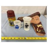 Vintage gun holster & Hopalong Cassidy