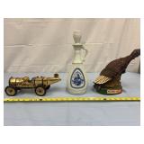 3 decorative decanters