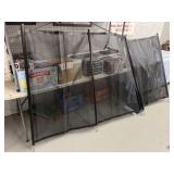 4 sections of mesh fencing?