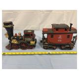 Ezra Brooks ceramic decanter & NJ central decanter