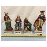 Founding father ceramic decanters