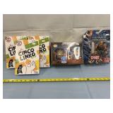 Cinco links, Funko pop w t-shirt, & He-man
