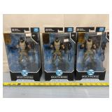3 DC multiverse Batman Dark Detective figures