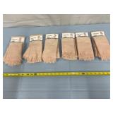 6 pink long scarves 27x70in