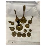 Vtg brass bells