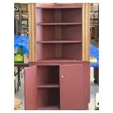 Nice red VTG corner cabinet
