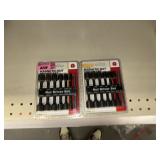 (2) 14 pc magnetic nut driver set
