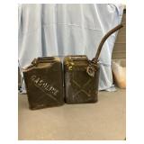 Vtg military gas cans