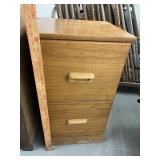 Wooden file cabinet