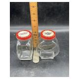 Vtg NASH "KIDDY BANK" tic tic relish jars (30ï¿½s-