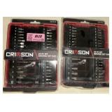 (2) 29 pc CRIMSON BIT DRIVING SET SAE