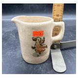 Vtg weller "duckling splashing in puddle" design