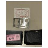 (10) mini multi tools with pouches