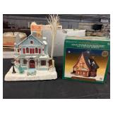 Santaï¿½s Workbench Lighted Porcelain House &