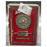 Peoples life insurance co Vtg faux book coin b