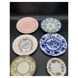 Assortment of Vtg china plates