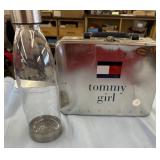 Tommy girl lunchbox and clear water bottle
