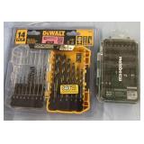 Dewalt 14 piece, drillbit set and Mutombo HPT 33