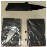 10 foldable card knives