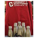 8) 17oz.stainless steel bottles