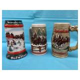 Budweiser Steins