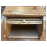 Handcrafted pine Wooden bread box by colonial