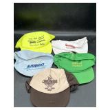 (5) vintage hats