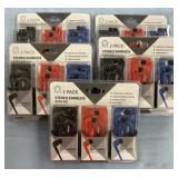 5) (3pack) stereo earbuds with mic