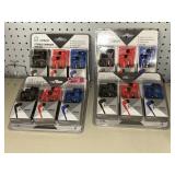 (4) 3 pack stereo headphones with microphone