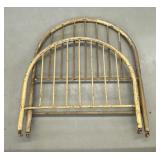 Vtg metal bed frame twin size