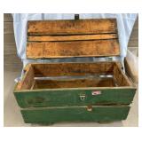 Vtg wooden crate