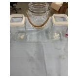 GLASS STORAGE JARS