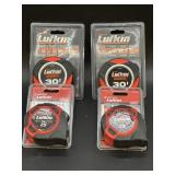 (2) Lufkin 30ï¿½ and (2) 25ï¿½ lufkin tape measurers